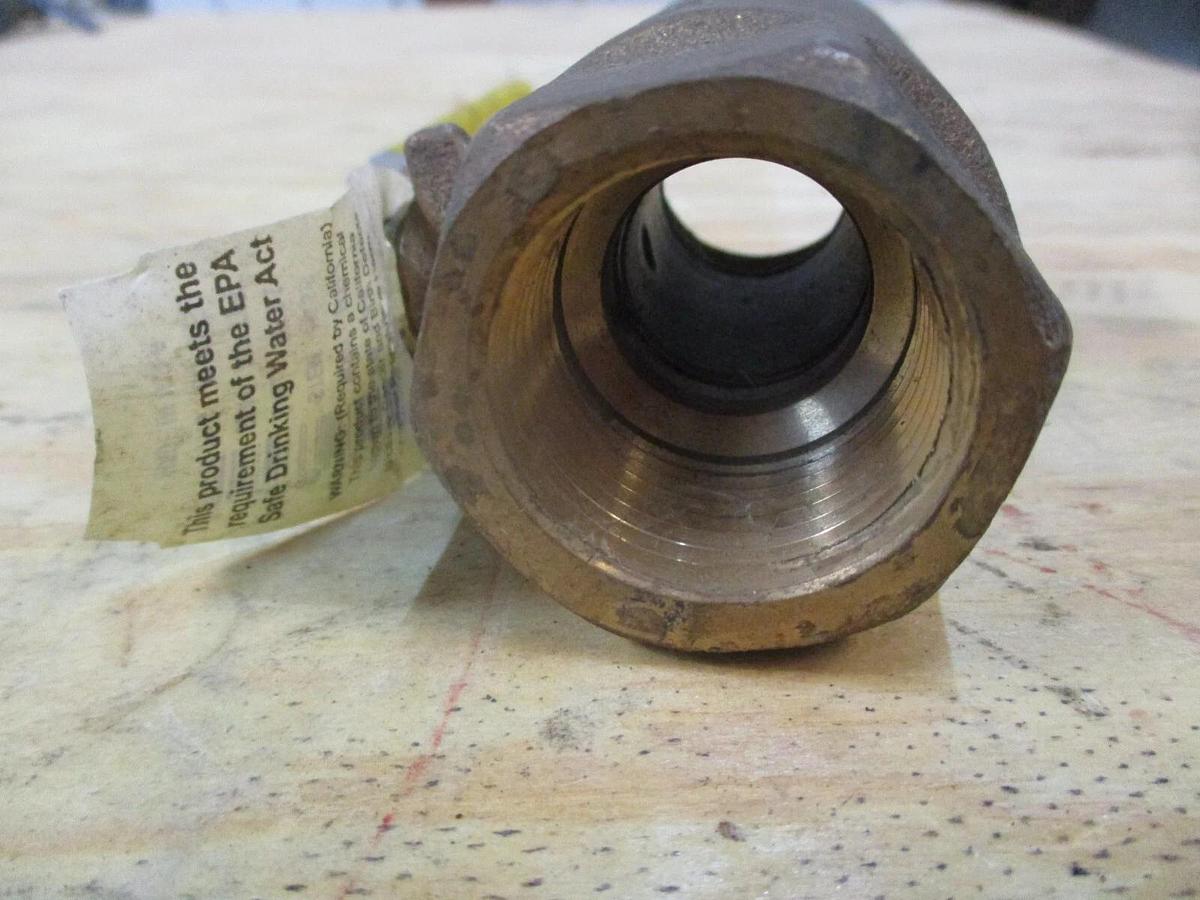 Used APOLLO 1" BRONZE BALL VALVE, #1201026J NEW
