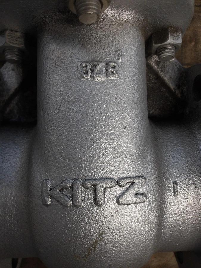 Used KITZ 3" DUCTILE IRON GATE VALVE 10K-80/FC, #714938G NEW
