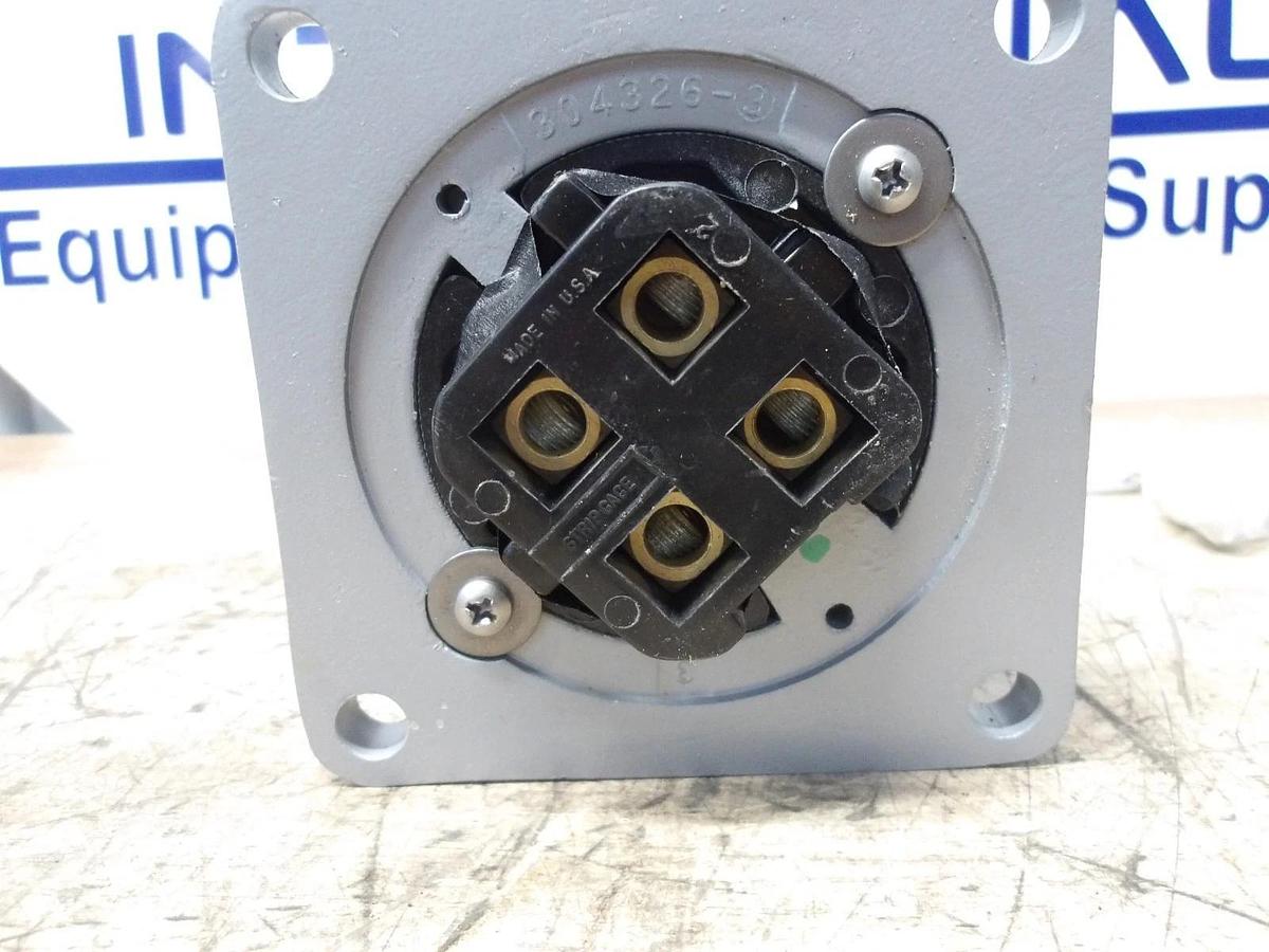 Used APPLETON ADR6044 POWERTITE RECEPTACLE 60 AMP, #3171010G NEW