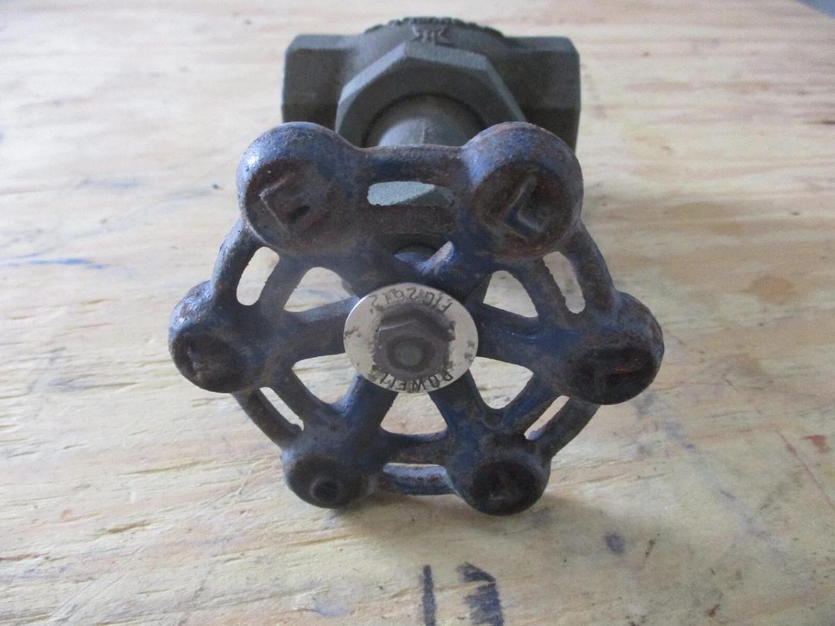 Used POWELL BRONZE 1" GLOBE VALVE, #117225J NEW