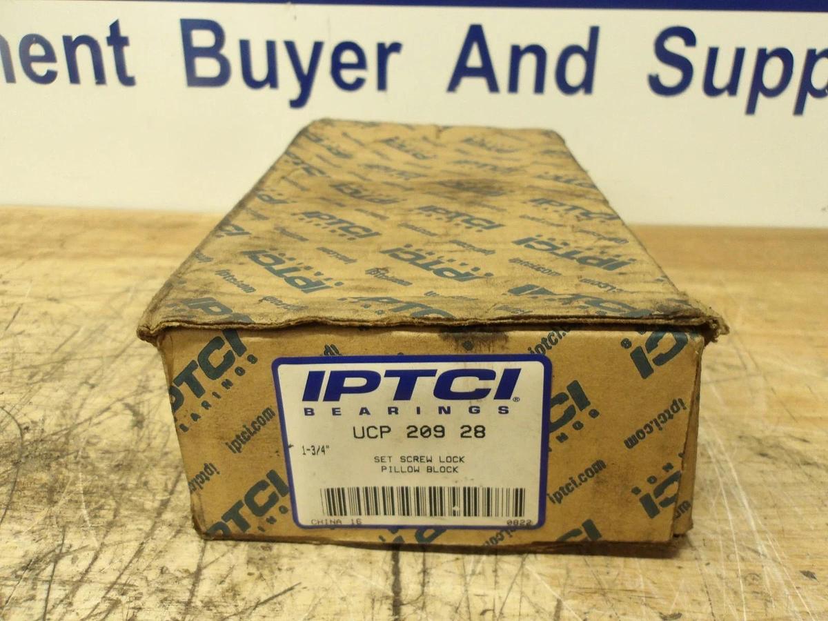 IPTCI UCP209-28 PILLOW BLOCK BEARING 1-3/4" BORE, #730153G NIB