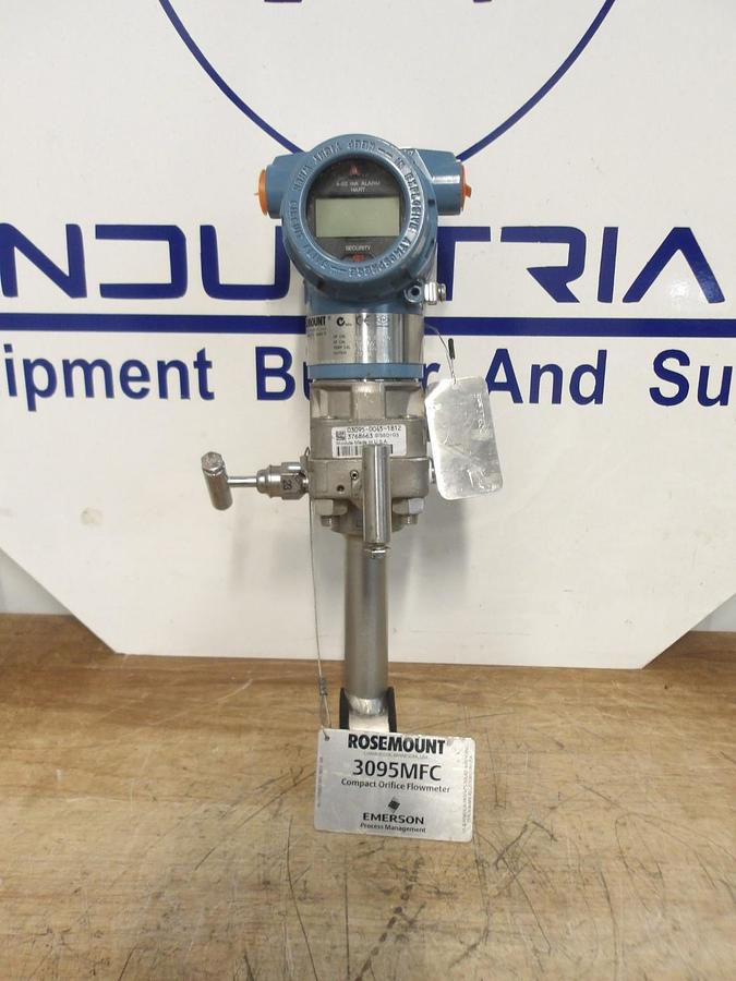 Used ROSEMOUNT 3095MFC ORIFICE FLOW METER 1", #828851G NEW