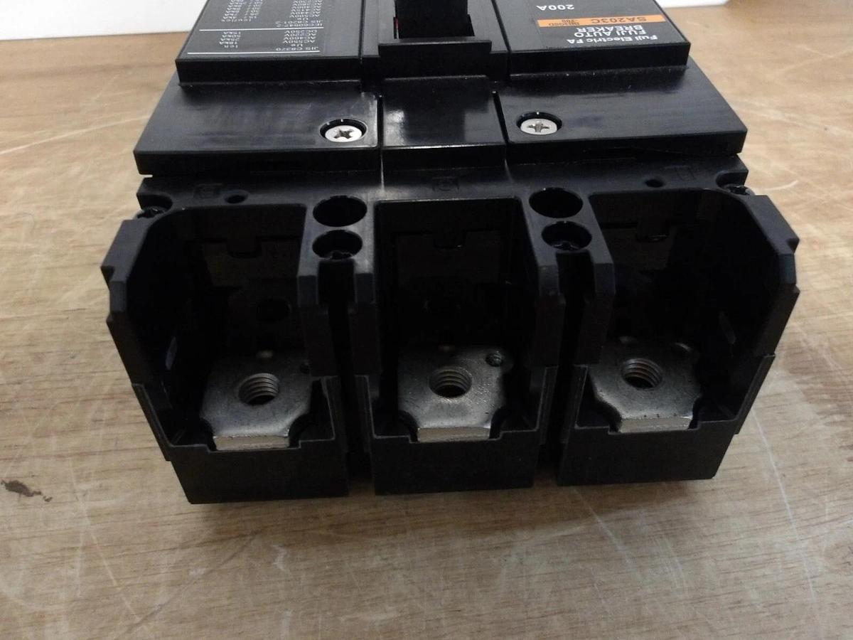 FUJI 200 AMP AUTO BREAKER SA203C, 250 V, #225940G NIB