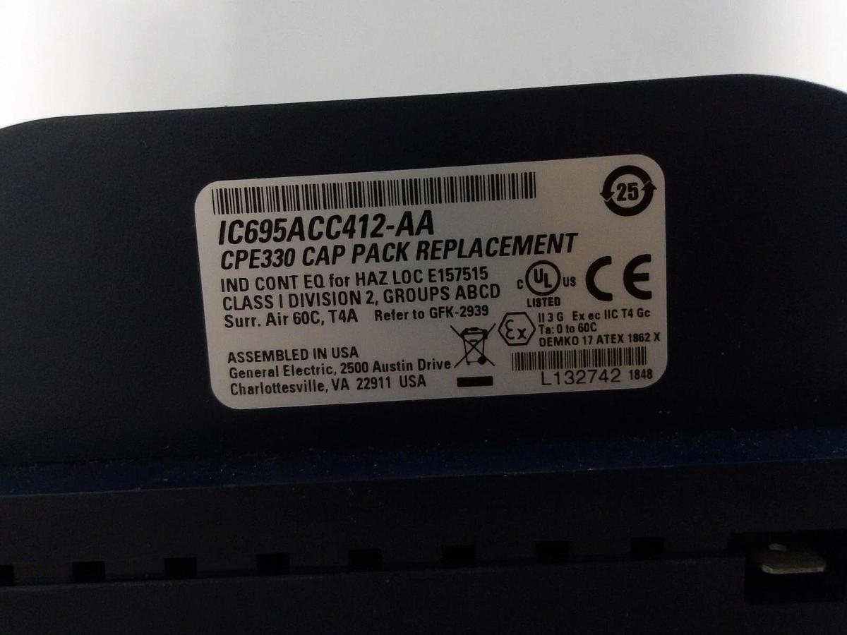 GE RX3I ENERGY PACK UNIT 1C695ACC402-AB, #56816G NIB