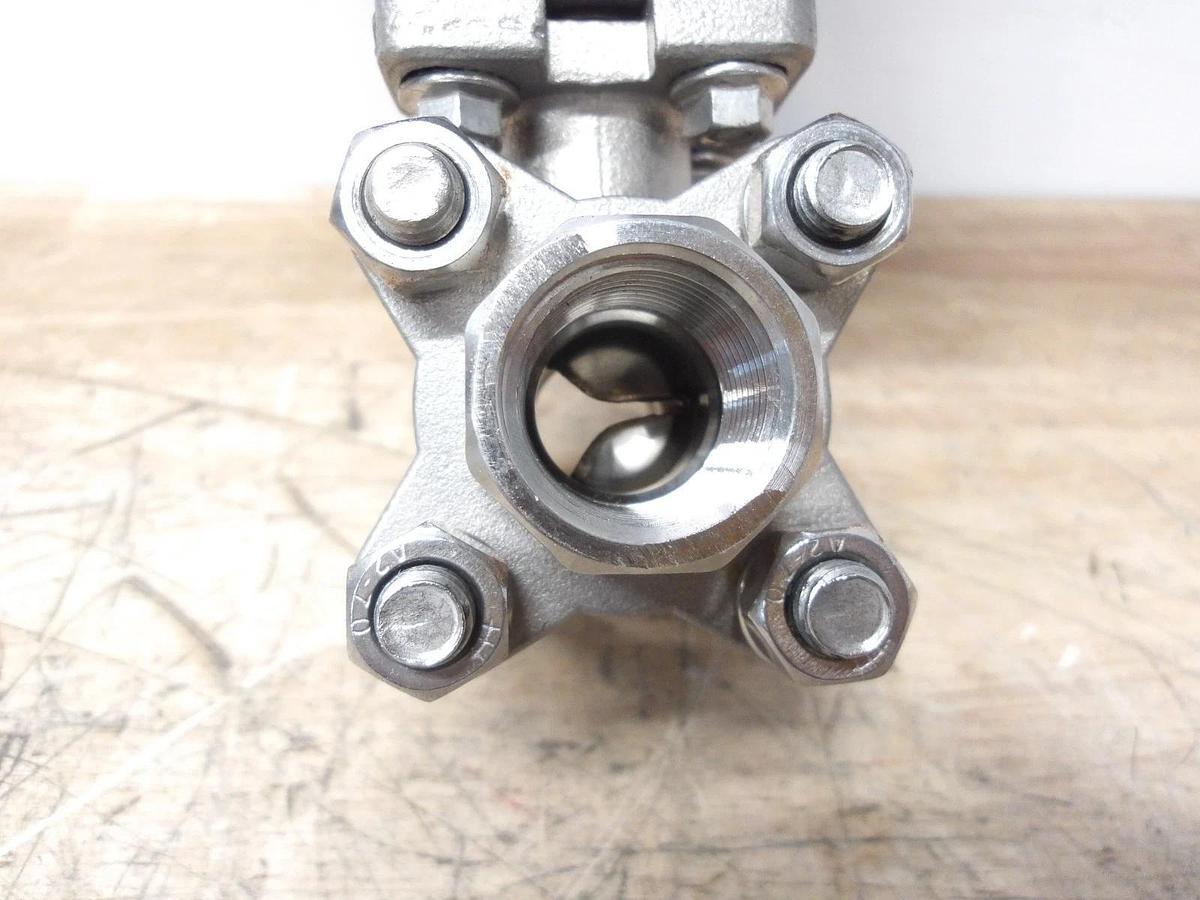 Used NIPPON 1/2" S/S BALL VALVE, #51133G NEW