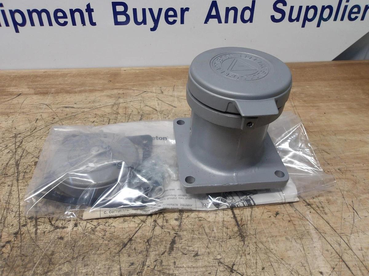 Used APPLETON ADR6044 POWERTITE RECEPTACLE 60 AMP, #3171010G NEW