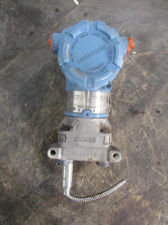 Used ROSEMOUNT 3051C PRESSURE TRANSMITTER, #36828J USED