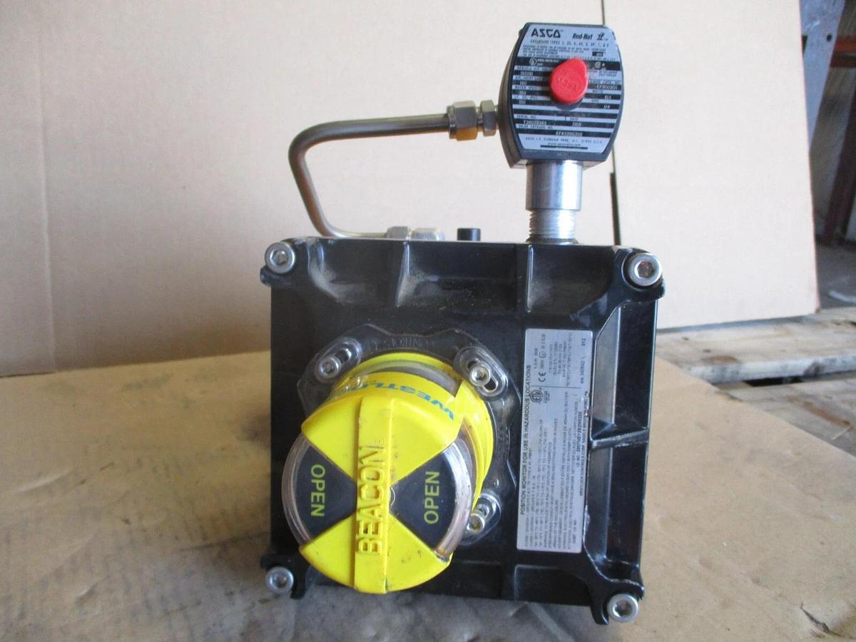 Used FLOW-TEK STAINLESS 1/2" CONTROL VALVE W/ ACTUATOR, #671047J NEW