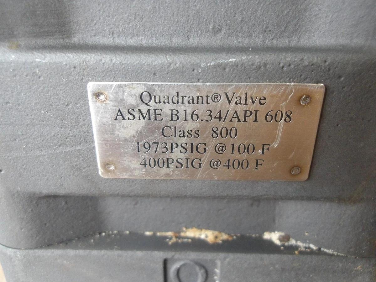 Used QUADRANT 2" SOCKET WELD BALL VALVE, #7221147G NEW