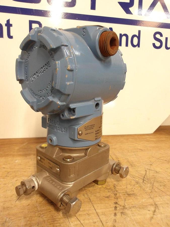 Used ROSEMOUNT 3051 PRESSURE TRANSMITTER, #92305G NEW