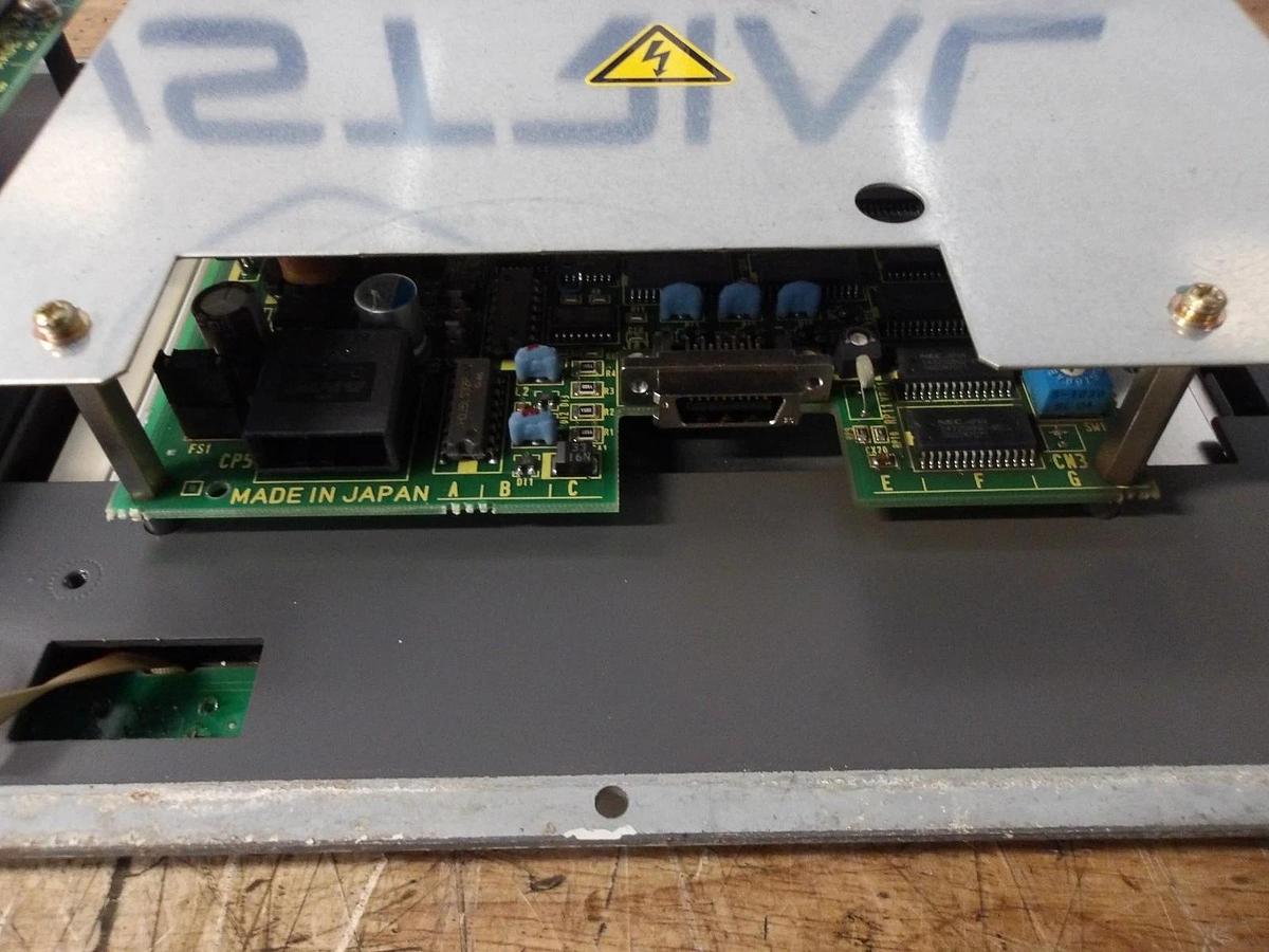 Used FANUC A02B-0166-C261/R POWER MATE LCD-MDI UNIT, #171206G USED