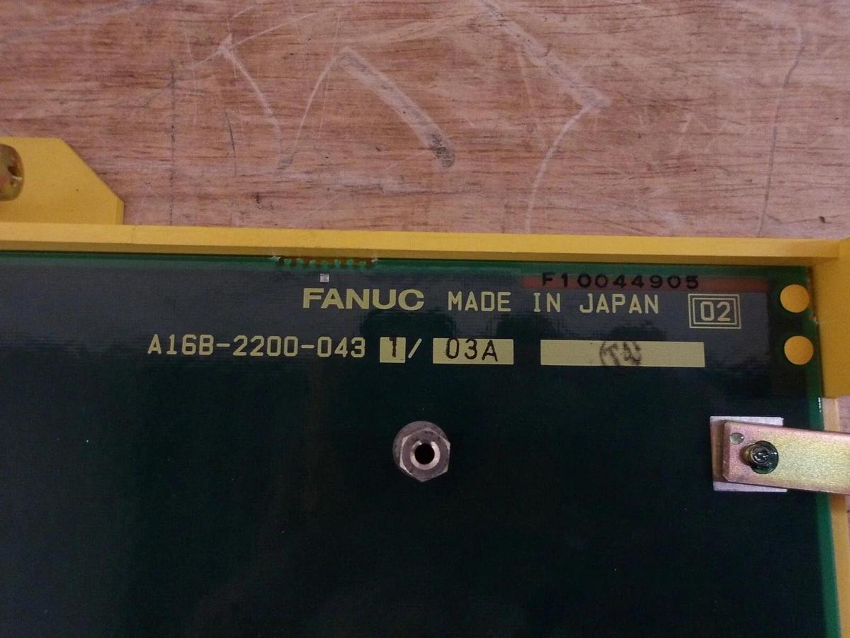 Used FANUC A16B-2200-0431/03A REMOTE I/O CIRCUIT MODULE, #5141211G NEW