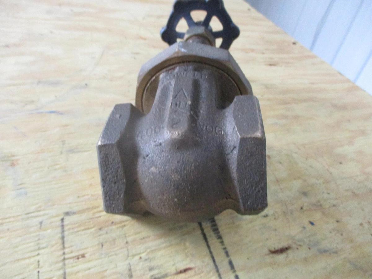 Used POWELL BRONZE 2" WHITE STAR GATE VALVE, #117213J NEW