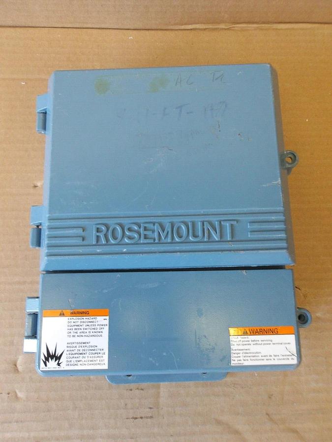 Used ROSEMOUNT 8712CR12N0F0235 MAGNETIC FLOW TRANSMITTER, #627220G USED