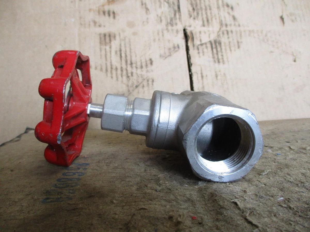 Used WARREN 1" STAINLESS GLOBE VALVE (THREADED) #78240J NEW