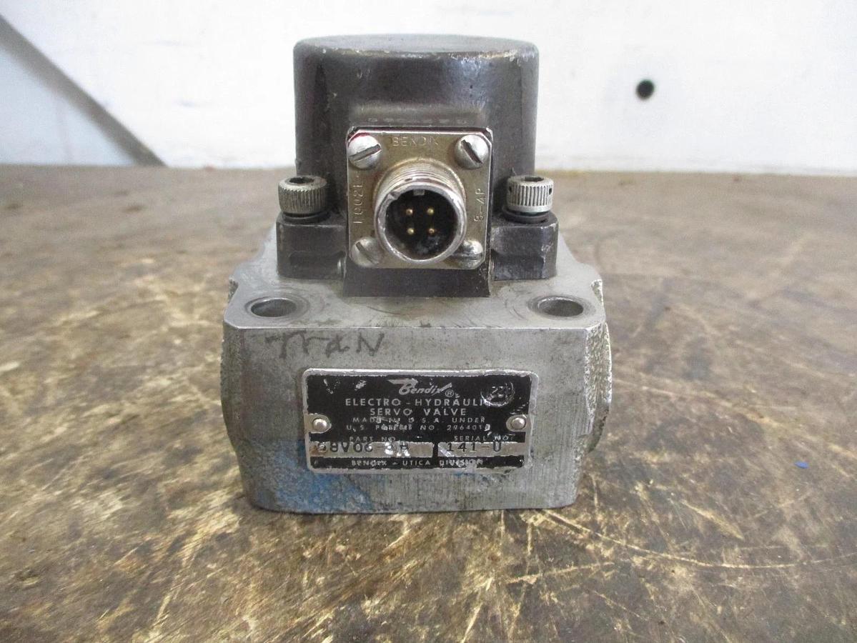 Used BEDIX 58V06-1B ELECTRO-HYDRAULIC SERVO VALVE, #828953J USED