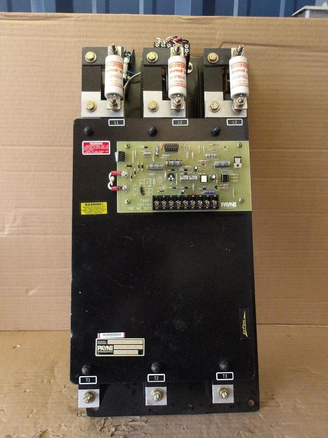 Used PAYNE ENGINEERING 18EM6-4-80P POWER CONTROLLER 80 AMP, #9121103G USED
