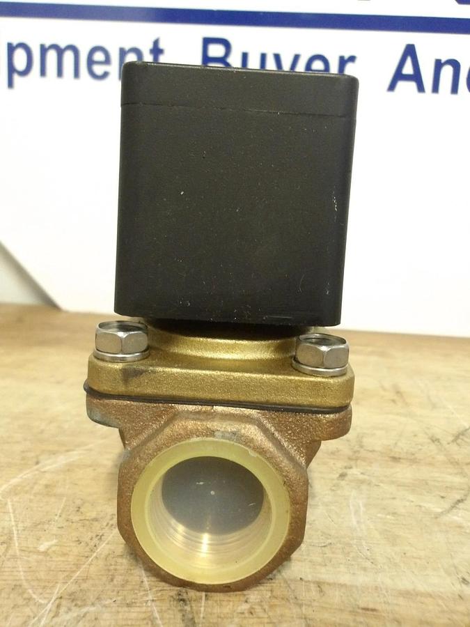 Used CKD 1" SOLENOID GLOBE VALVE ADK11E4-25A, #691121G NEW