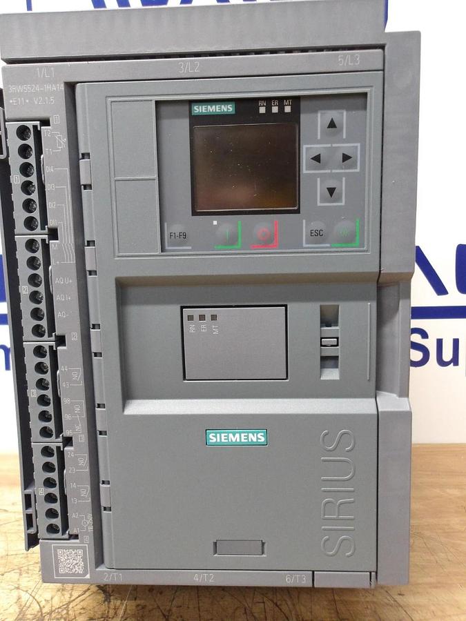 Used SIEMENS SIRIUS 3RW5524 SOFT START, #1211030G NEW