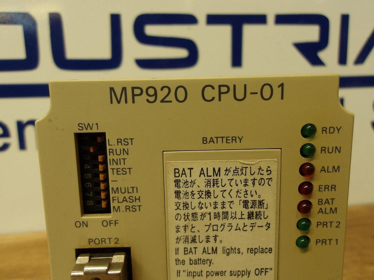 Used YASKAWA MP920 CPU MODULE JEPMC-CP200, #1229900G USED