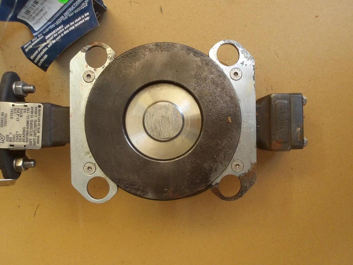Used KEYSTONE 3" STEEL BUTTERFLY VALVE, #66145G NEW