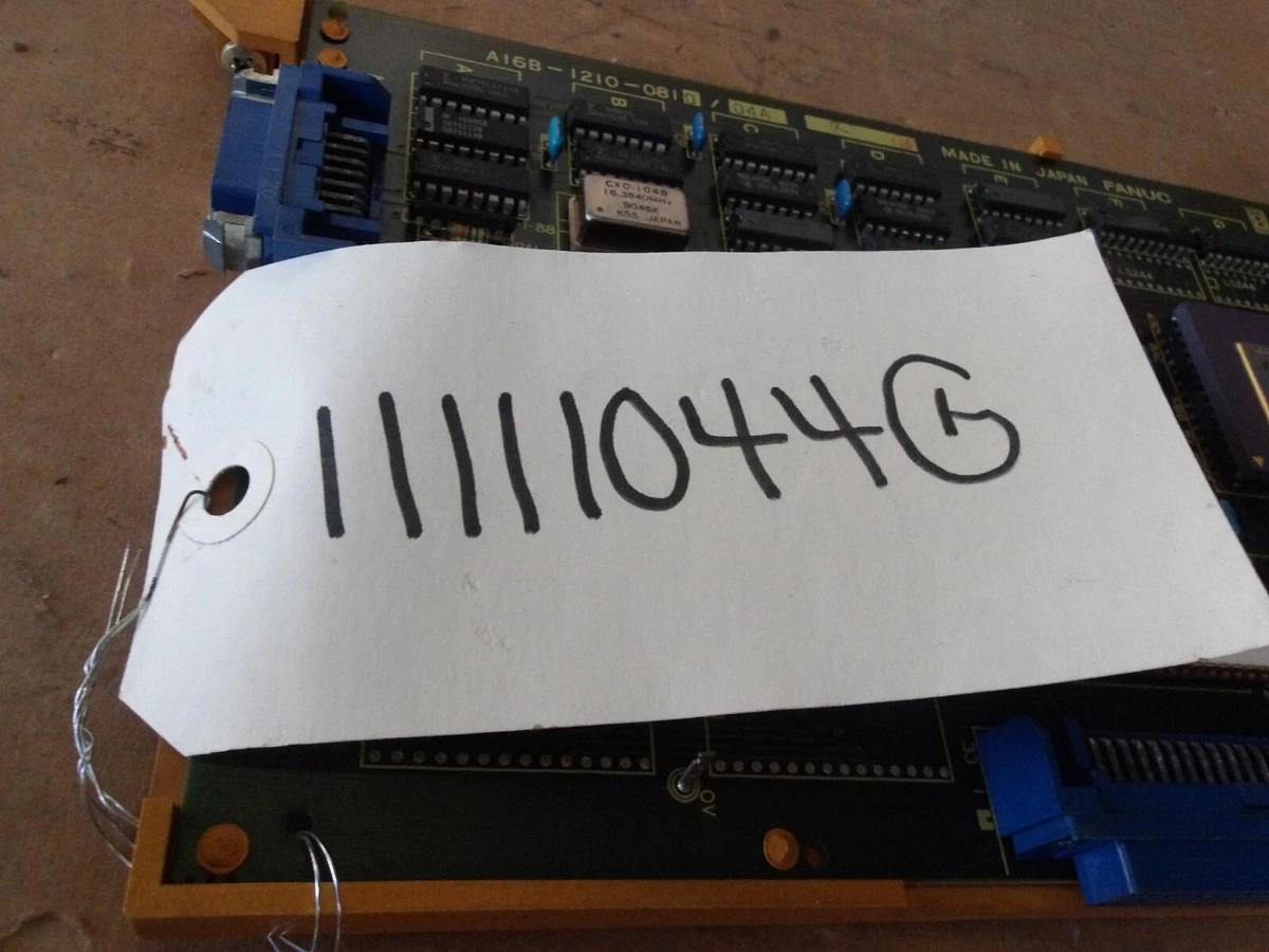 Used FANUC PMC-M CIRCUIT BOARD A16B-1210-0810/04A, #11111044G USED