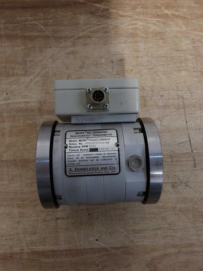 Used HIMMELSTEIN MCRT 49060V(5-2)NNN8000 NON-CONTACT TORQUEMETER, #3251020G USED