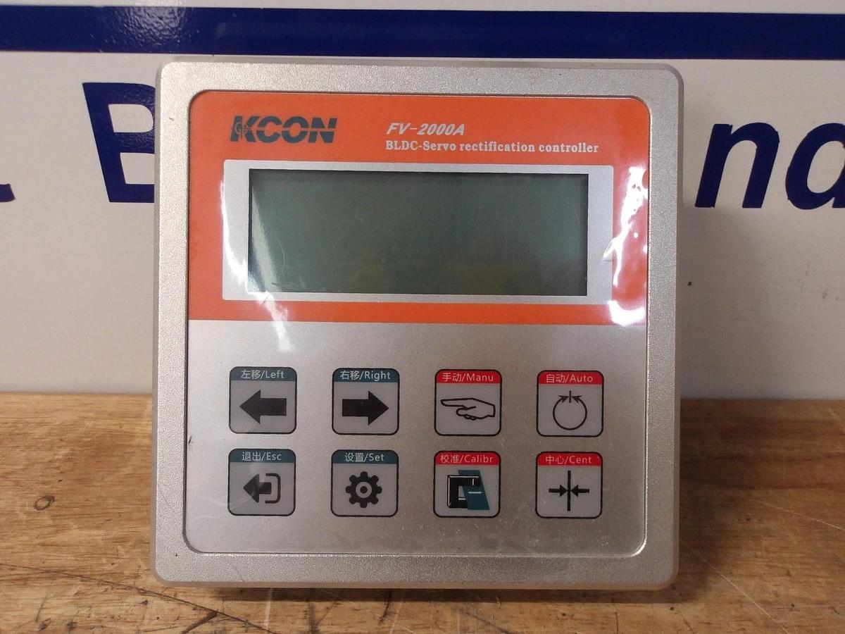 Used KCON FV-2000A BLDC SERVO RECTIFICATION CONTROLLER 400-600-0616, #34804G USED