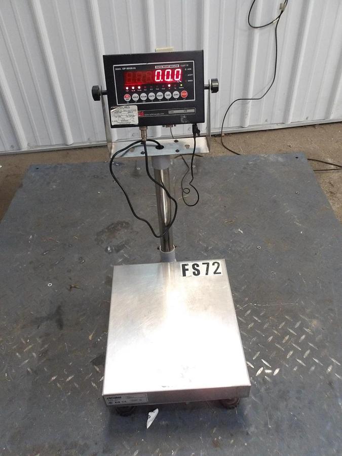 Used OPTIMA OP-900A MS DIGITAL SCALE, 250 CAP, #812145G USED