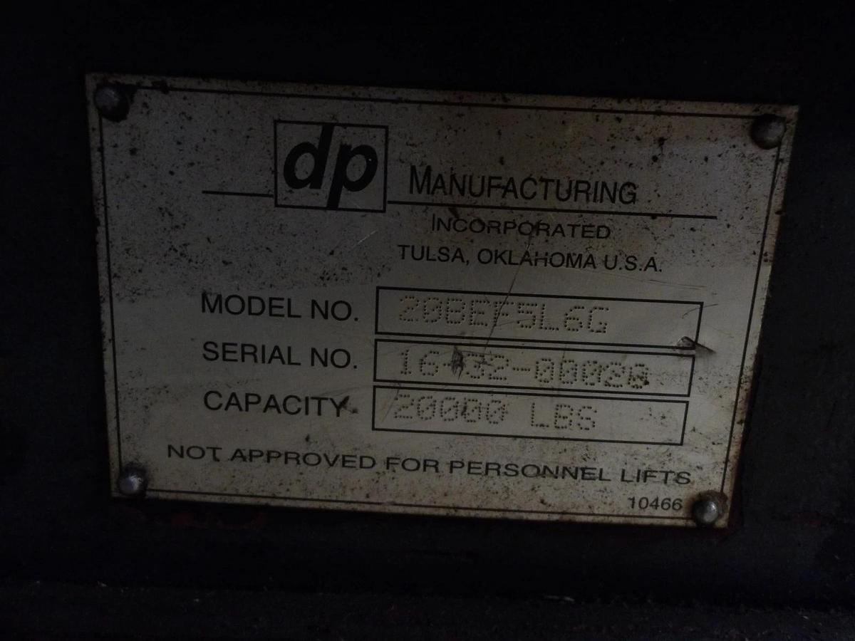 Used D&P 20BEF5L6G HYDRAULIC WINCH, 20,000 LB, #86305G USED