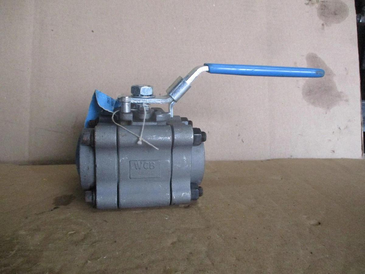 Used JAMESBURY 1" STEEL BUTT-WELD BALL VALVE, #68850J NEW