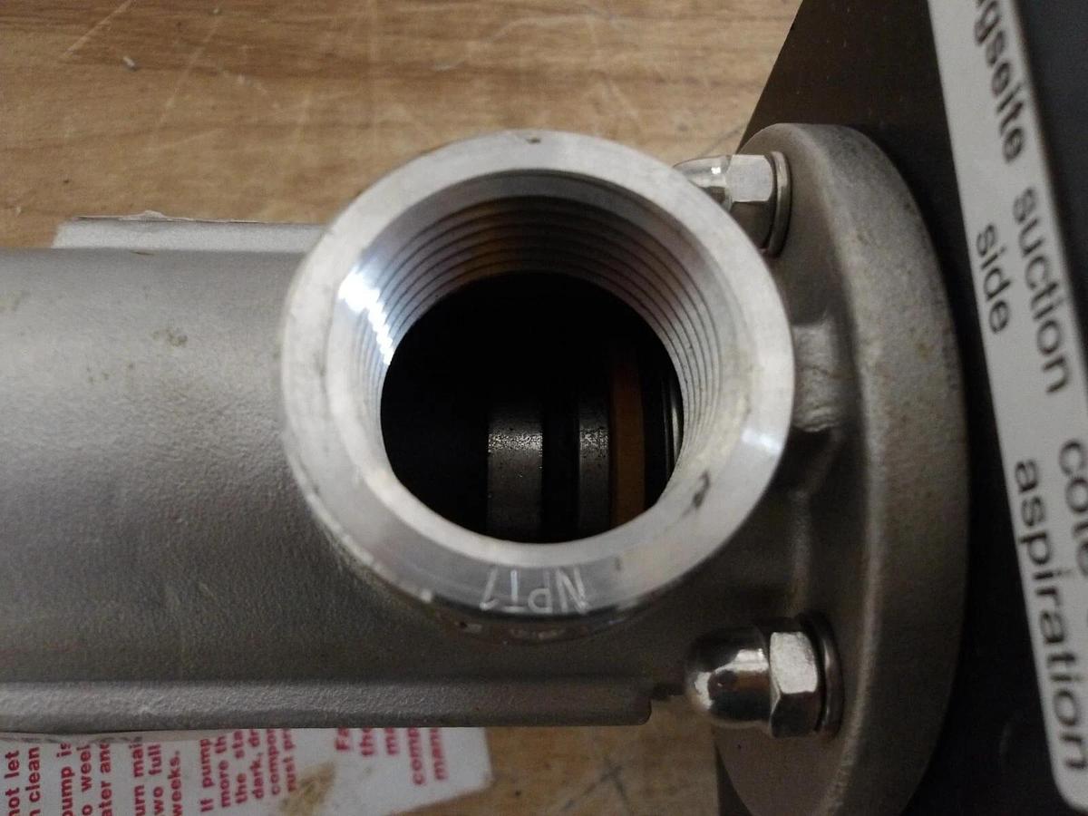 Used SEEPEX 1" X 3/4" CAVITY PUMP MD006-12 W/ GEAR REDUCER, RATIO 9.95:1, #51257G NEW