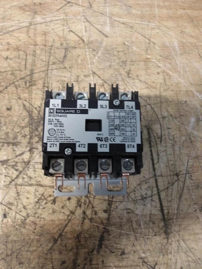SQUARE D 8910DPA44V02 DEFINITE PURPOSE CONTACTOR, #361021G NIB
