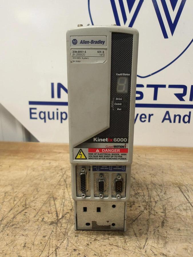 Used ALLEN BRADLEY 2094-BM01-S KINETIX 6000 AXIS, #430125G PARTS ONLY