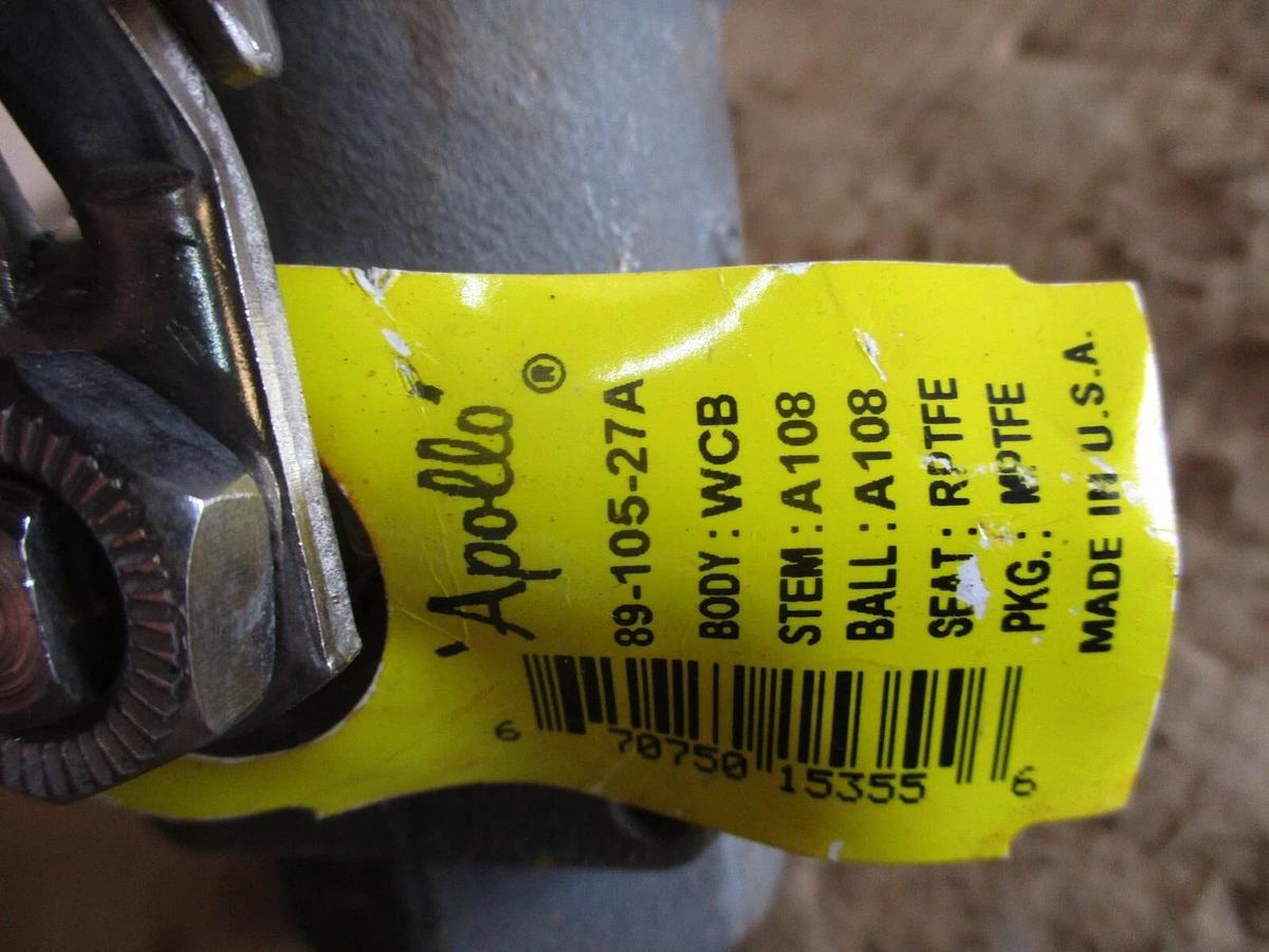 Used APOLLO 1" STEEL BALL VALVE, #681041J NEW