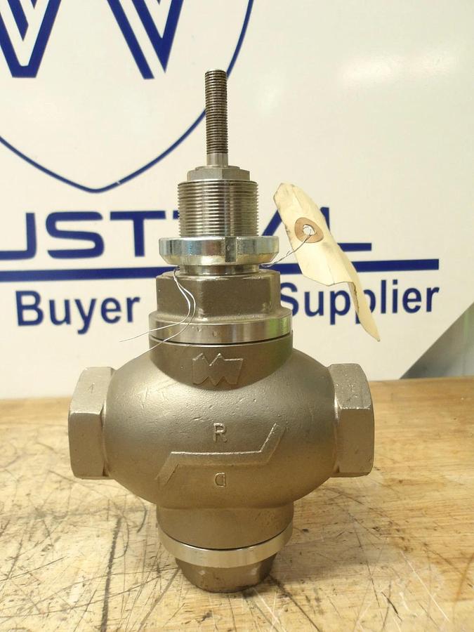 Used WARREN 1" S/S GLOBE VALVE, #61937G NEW
