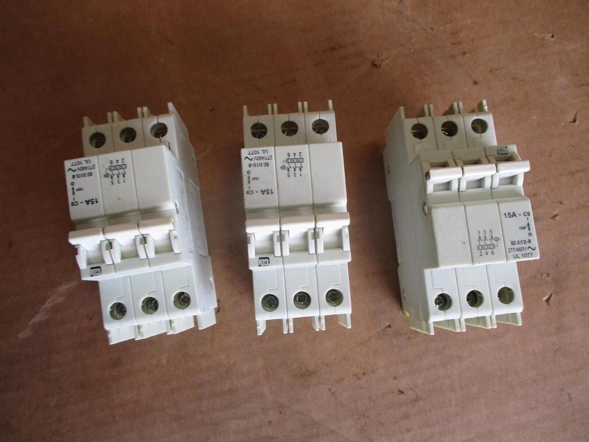 CBI QZ-3(13)D C9 CIRCUIT BREAKER 15 AMP (BOX OF 3) #4251005J NIB