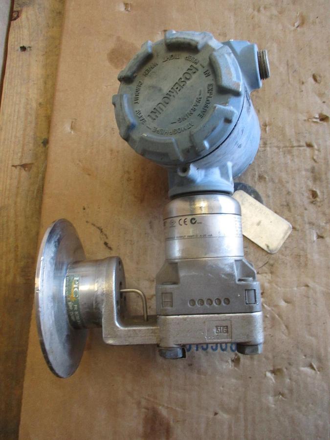 Used ROSEMOUNT 3051 PRESSURE TRANSMITTER, #971245J USED