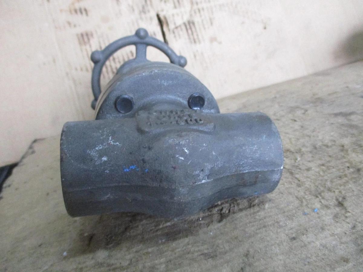 Used BONNEY FORGE 1" IRON GATE VALVE (THREADED) #78140J NEW
