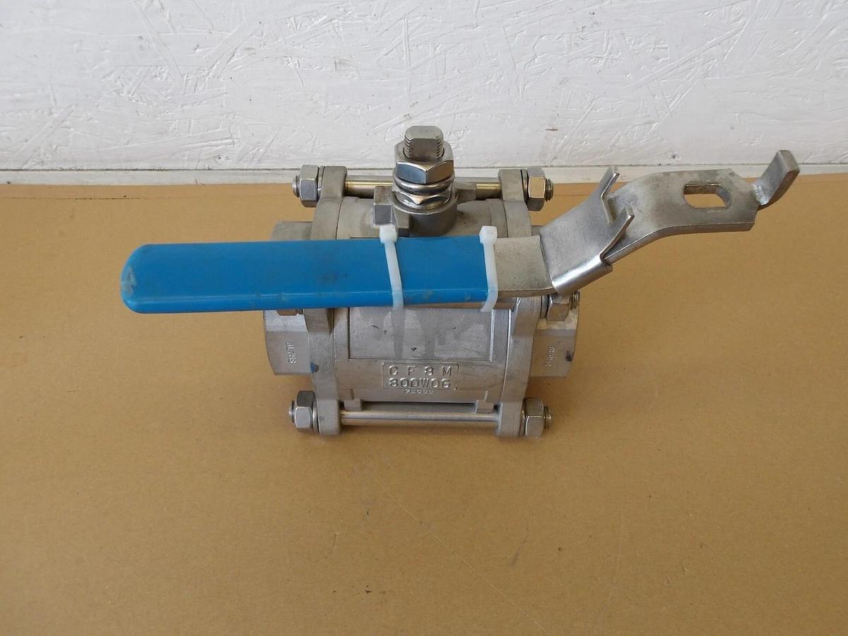 Used BONONI 2-1/2" S/S BALL VALVE, #671230G NEW