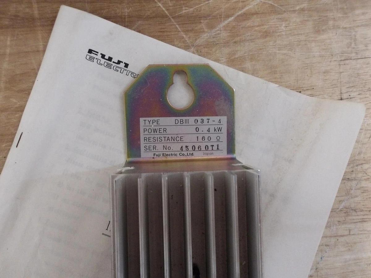 Used FUJI DB III 037-4 BRAKE RESISTOR 0.4 KW, #313900G NEW