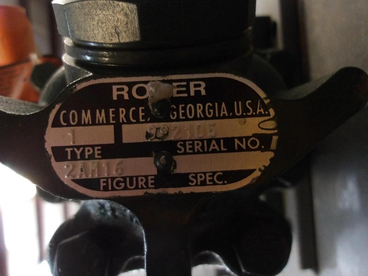 Used ROPER 1-1/2" PUMP W/ 5 HP MOTOR, 1-AM16, #11101046GJW NEW