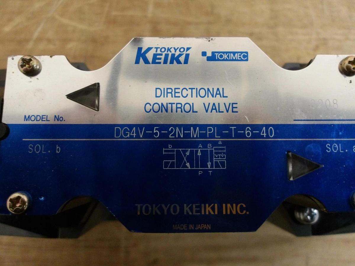 Used TOKIMEC KEIKI DG4V-5-2N-M-PL-T-6-40 DIRECTIONAL VALVE, #33256G NEW