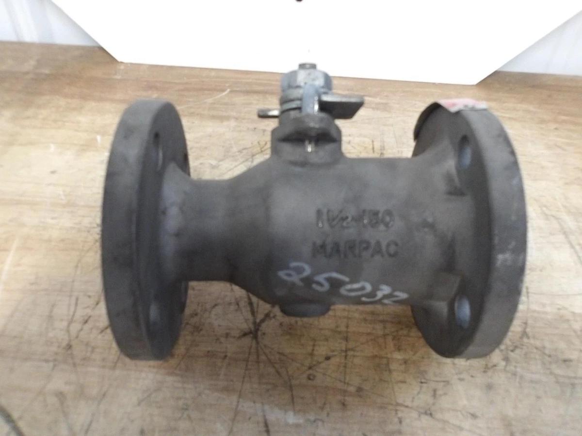 Used MARPAC 1-1/2" S/S BALL VALVE C470-RT, #7141135G NEW
