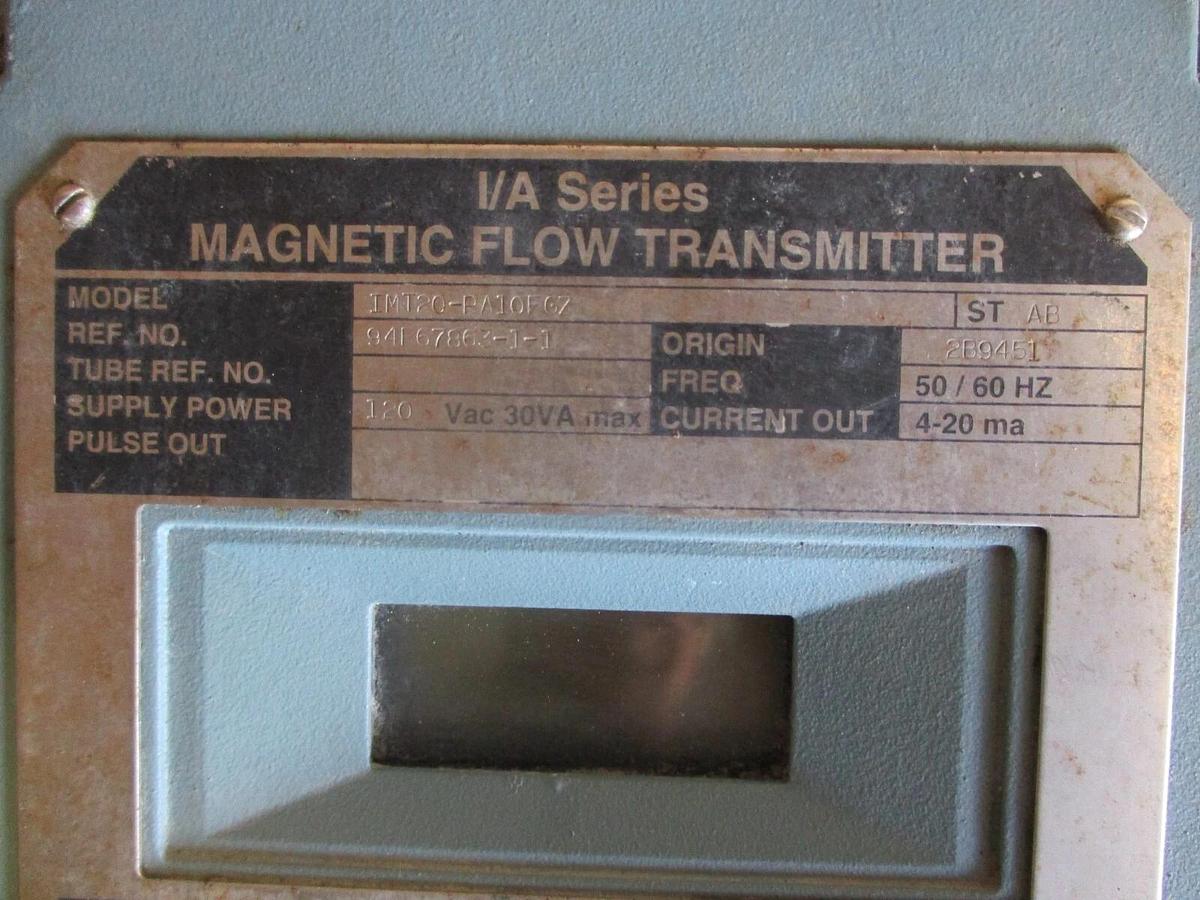 Used FOXBORO IMT20 MAGNETIC FLOW TRANSMITTER, #711011J USED
