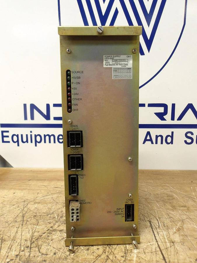 Used YASKAWA CPS-420F POWER SUPPLY, #1229943G USED
