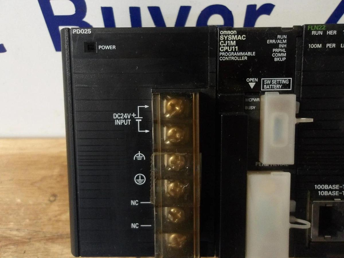 Used OMRON RACK & CARDS PD025, #128230G USED