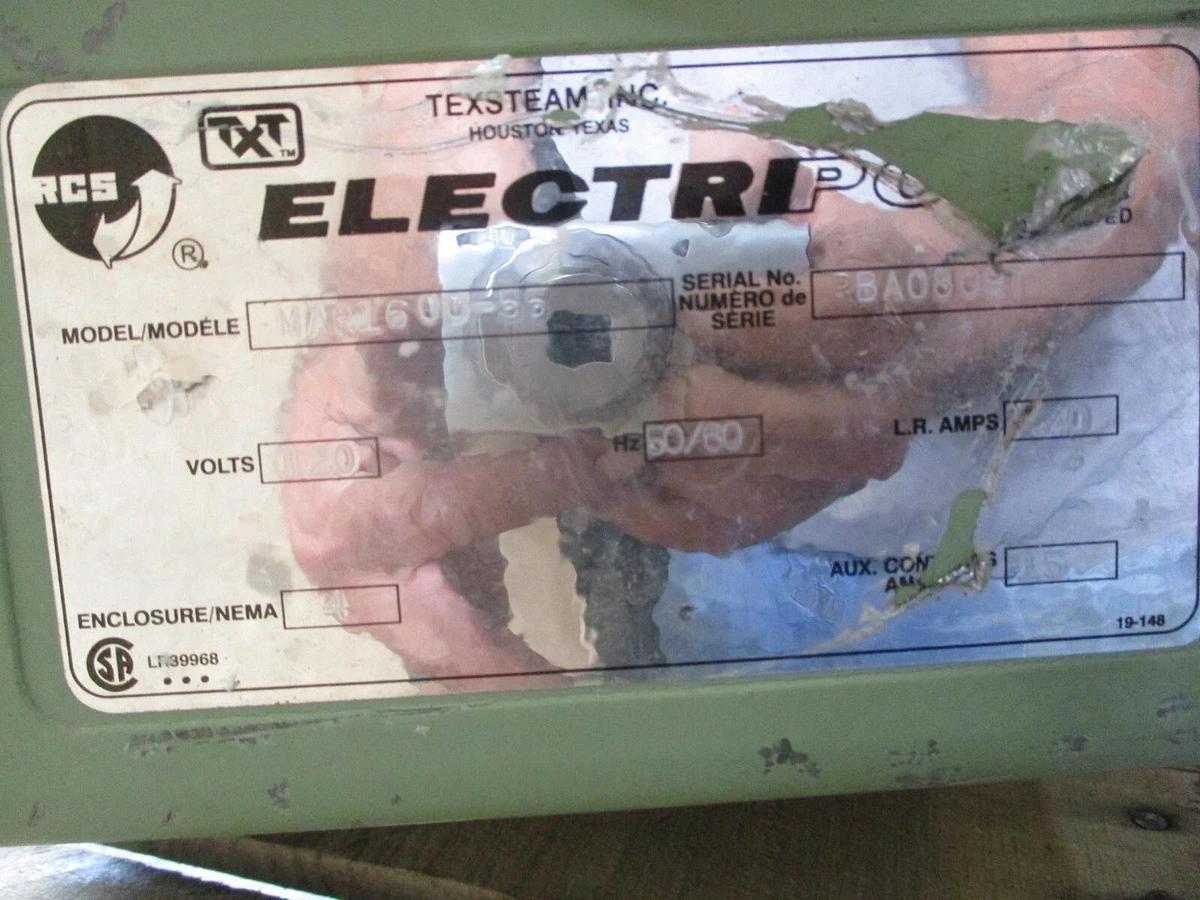 Used RCS MAR1600-55 ELECTRIPOWR ACTUATOR W/ MASTERGEAR GEARBOX, #626131J NEW