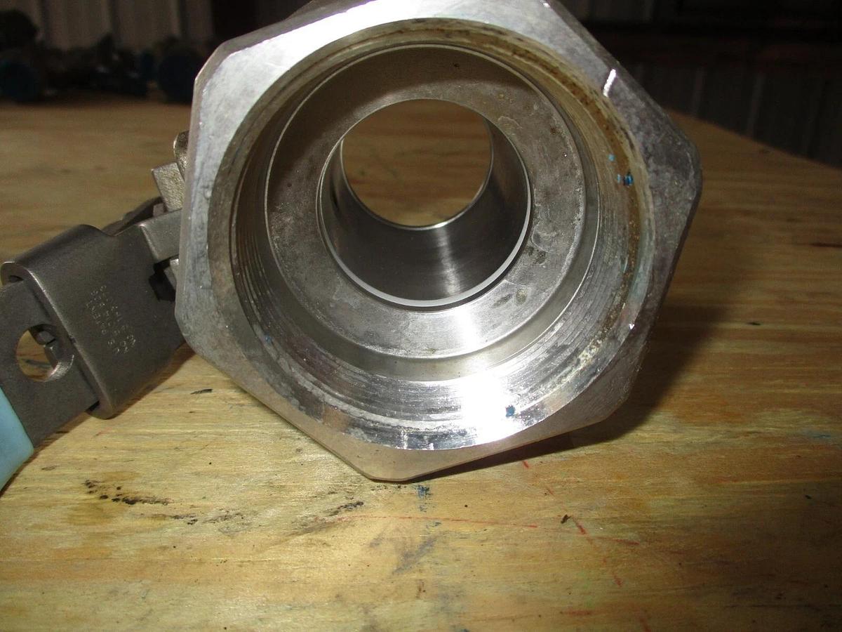 Used MILWAUKEE 2" STAINLESS BALL VALVE, #117247J NEW
