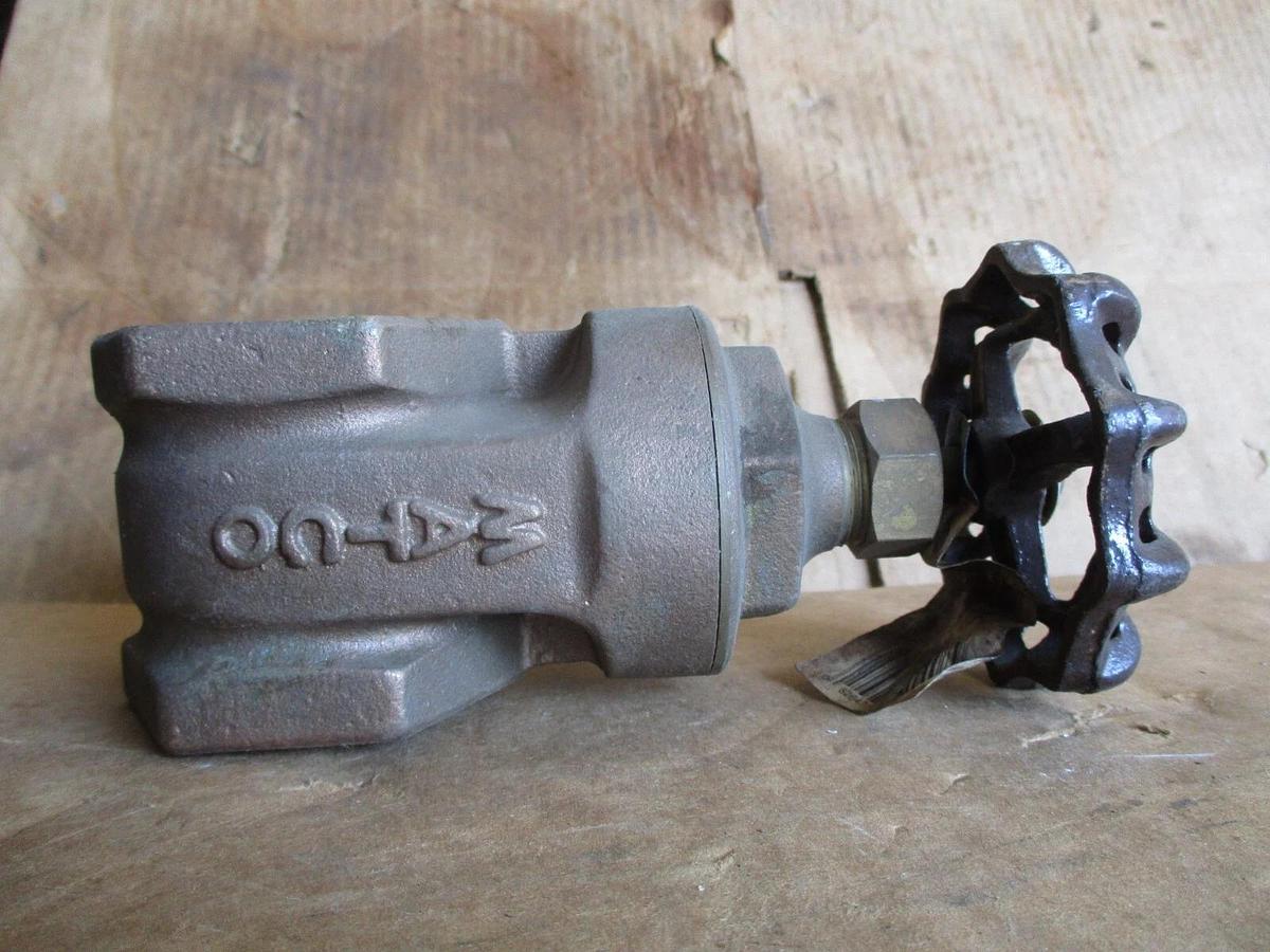 Used MATCO 2" BRASS GATE VALVE, #917345J NEW